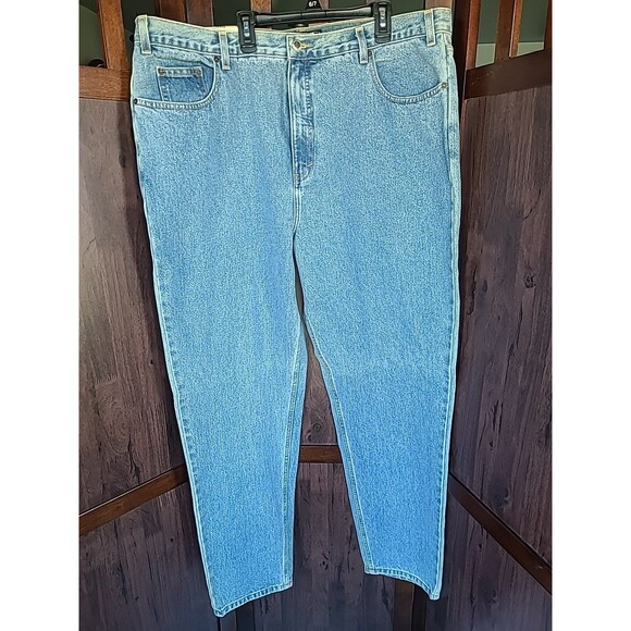 Vintage ROUTE 66 DENIM BLUE JEANS 42x32 RELAXED FIT PANTS - Picture 1 of 3